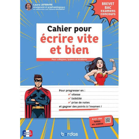 Cahier pour écrire vite et bien - BREVET