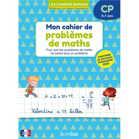 Mon cahier de problèmes de maths CP