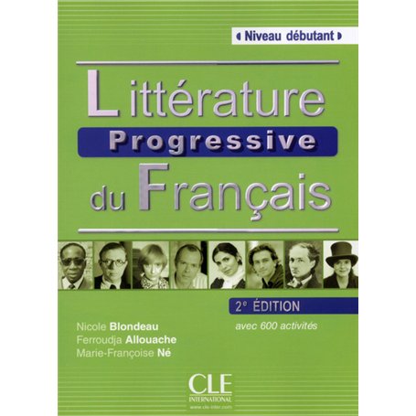 Littérature progressive niveau débutant + CD nouvelle couverture