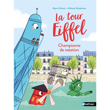La tour Eiffel Championne de natation !