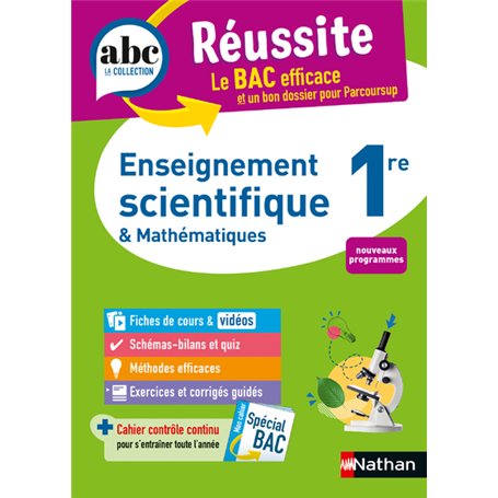 ABC Réussite Enseignement Scientifique 1re
