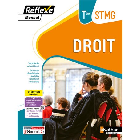 Manuel Réflexe - Droit Tle STMG 2024 Manuel élève