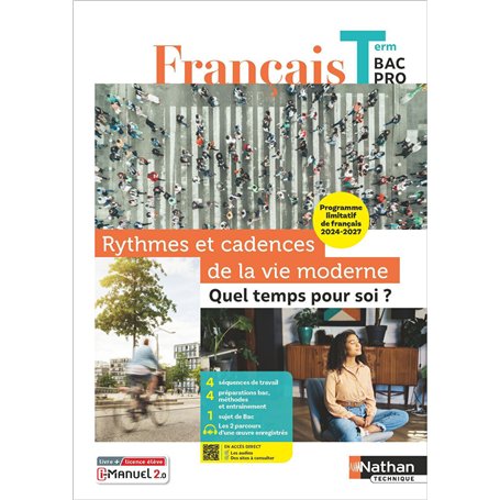 Rythmes et cadences de la vie moderne : quel temps pour soi ? Thème limitatif - Français Terminale Bac Pro 2024