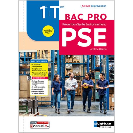Prévention santé environnement - 1re/Term Bac Pro - Coll. Acteurs de prévention - Éd. 2025 - Livre + licence