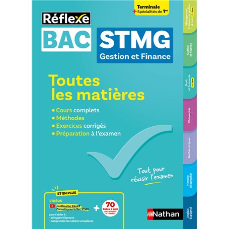 Toutes les matières Bac STMG - Spécialité Gestion et Finance Tle + spécialités de 1re - Réflexe - N° 03