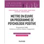 Mettre en oeuvre un programme de psychologie positive