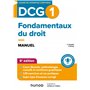 DCG 1 - Fondamentaux du droit - Manuel - 5e éd.