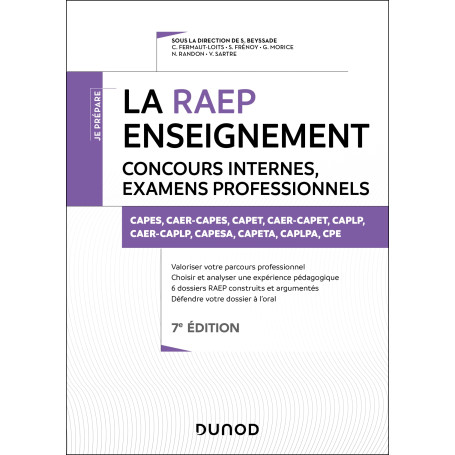 La Raep enseignement - Concours internes