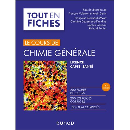 Le cours de chimie générale - 4e éd
