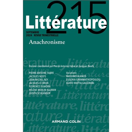 Littérature Nº215 3/2023