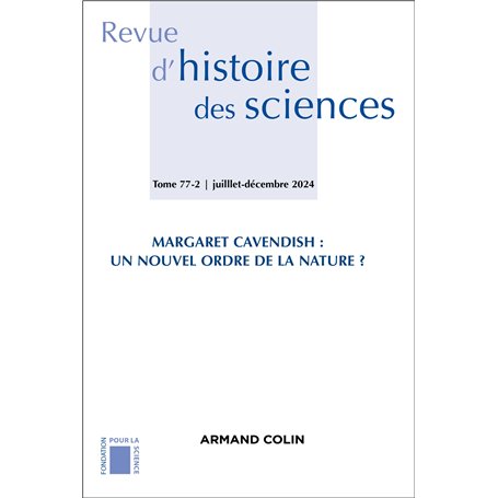 Revue d'histoire des sciences 2/2024