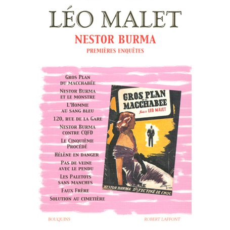 Léo Malet - Nestor Burma - Premières enquêtes - tome 1 - NE