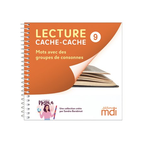 Lecture cache-cache - Livre 9 - Groupes de consonnes