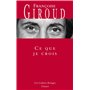Ce que je crois