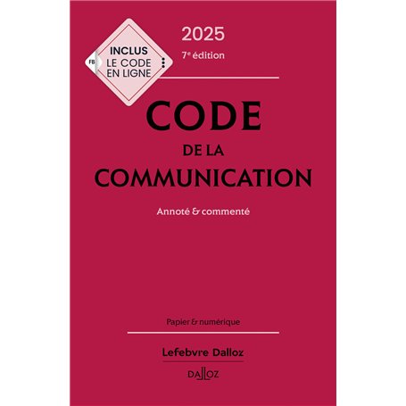 Code de la communication 2025