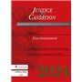 Justice et cassation 2024 - L'environnement