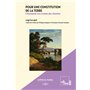 Pour une Constitution de la Terre. L'humanité à la croisée des chemins
