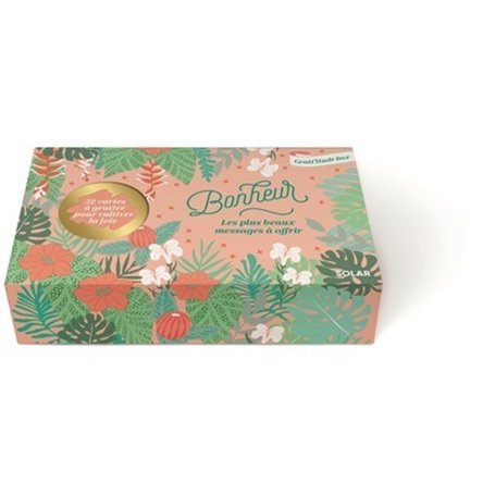 Grattitude Box Bonheur - Les plus beaux messages à offrir - 52 cartes à gratter pour cultiver la joie