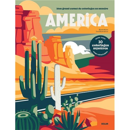 Coloriages au numéro - America