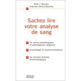 Sachez lire votre analyse de sang 14,77 €