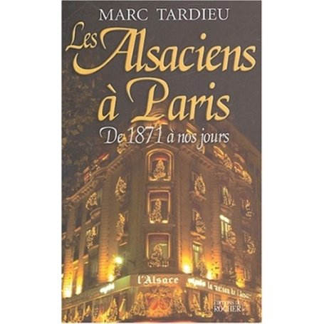 Les Alsaciens à Paris 17,81 €