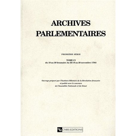 Archives parlementaires - tome C1 48,92 €