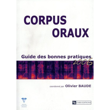 Corpus oraux 13,70 €