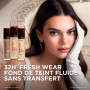 L'Oréal Paris - Fond de Teint Fluide Infaillible 32h Fresh Wear - Tous Types de Peau - Teinte : Caramel (320) - 30 ml