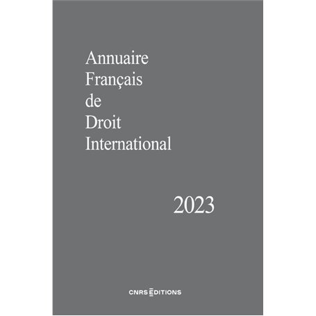 Annuaire Français de Droit International 69 - 2023