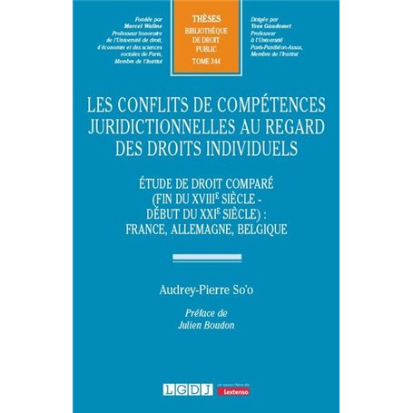 Les conflits de compétences juridictionnelles au regard des droits individuels 73,39 €