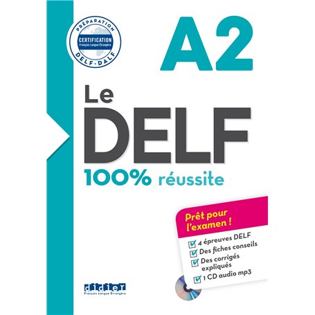 Le DELF A2 100% Réussite - édition 2016-2017 - Livre + CD mp3 17,71 €