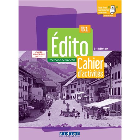 Édito B1 - édition 2022-2024 - Cahier + numérique inclus