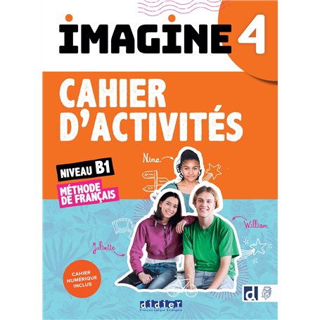Imagine 4 - Niv. B1 - Cahier + numérique inclus