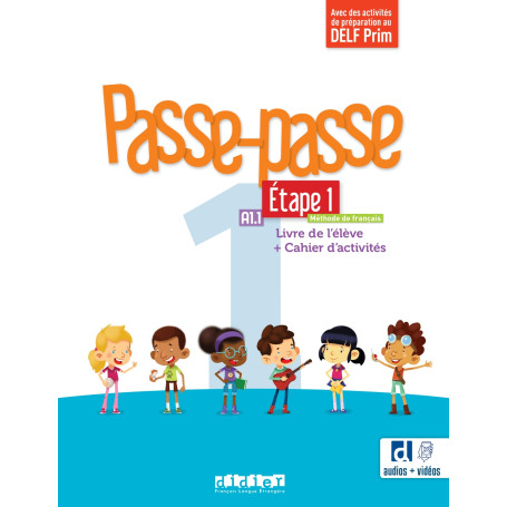 Passe-passe 1 - Niv. A1.1 - Étape 1 - Livre + Cahier + didierfle.app