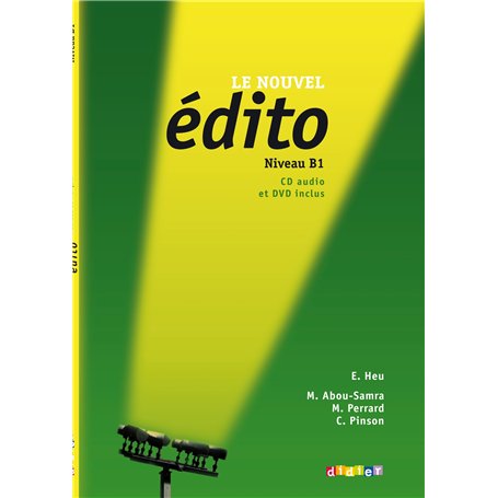 Le nouvel Edito B1 - édition 2012 - Livre + CD + DVD