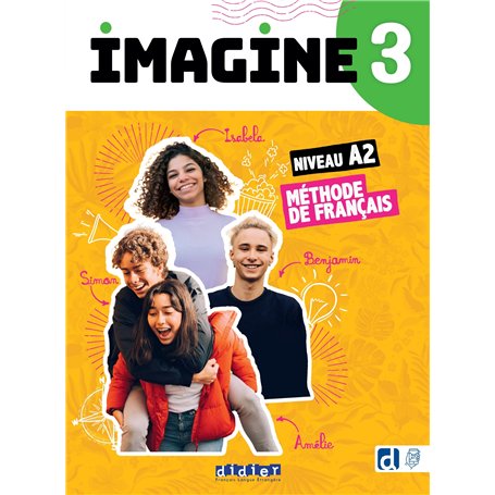 Imagine 3 - niv. A2.2 - Livre + didierfle.app
