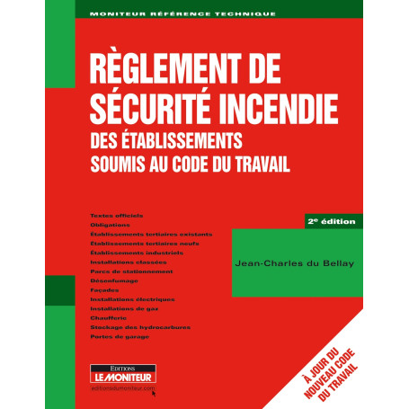 Règlement de sécurité incendie des établissements soumis au Code du travail 60,67 €