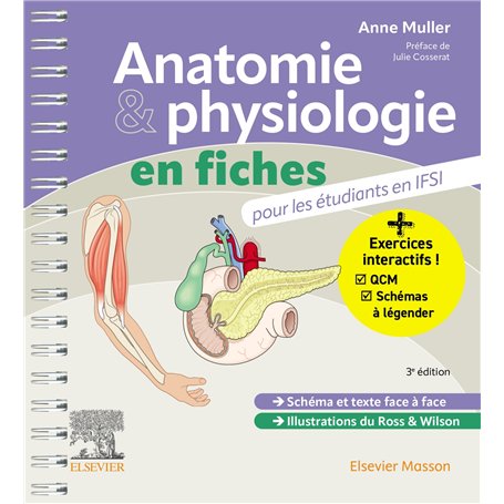 Anatomie et physiologie en fiches pour les étudiants en IFSI