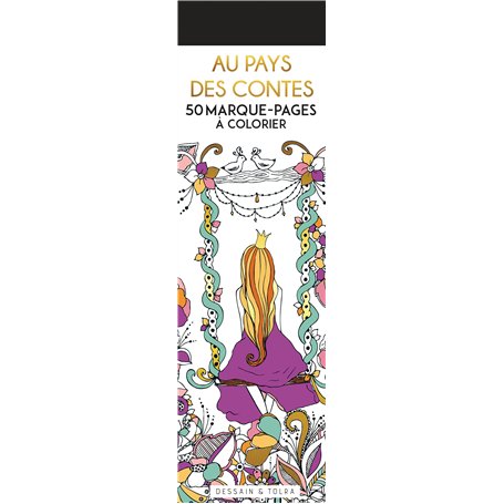 Au pays des contes - 50 marque-pages à colorier