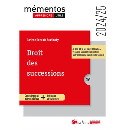 Droit des successions 22,02 €