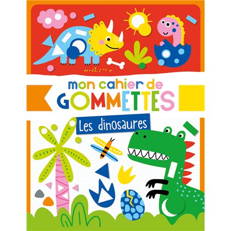 Mon cahier de gommettes - Les dinosaures
