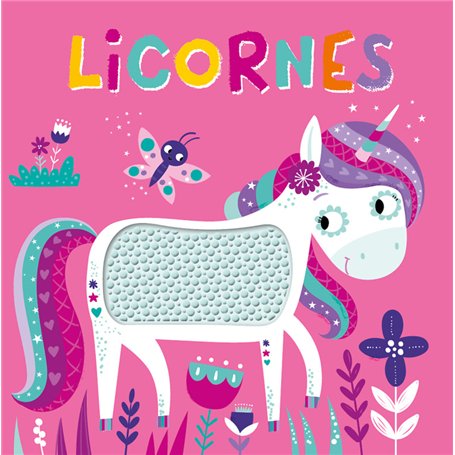 Licornes - Mon livre à toucher en silicone