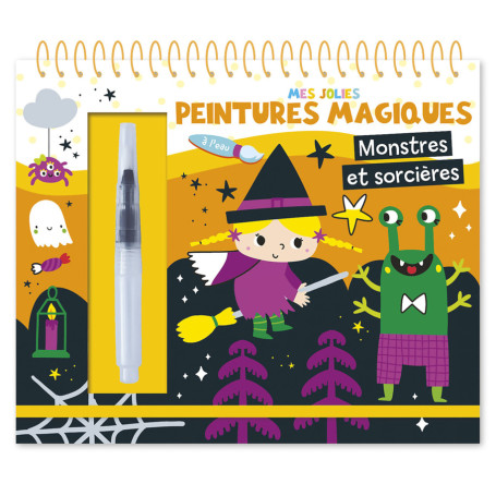 Monstres et sorcières - Mes jolies peintures magiques