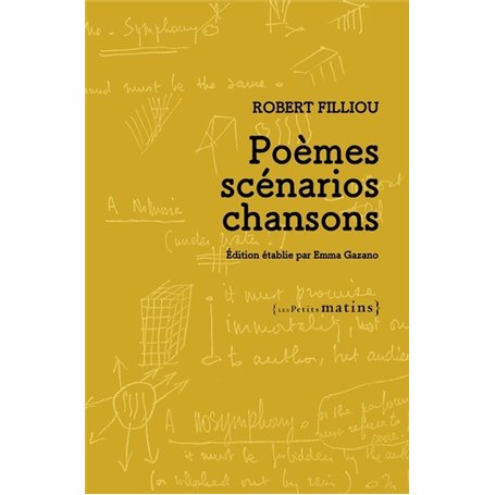 Poèmes Scénarios Chansons