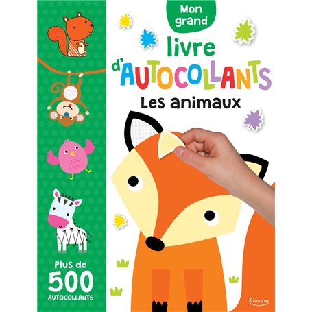 Mon grand livre d'autocollants - Les animaux