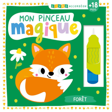 LIVRE ACCORDEON - MON PINCEAU MAGIQUE - FORÊT