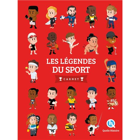 Les légendes du sport - Carnet (2nde Ed)