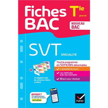 Fiches bac - SVT Tle (spécialité) - Bac 2026 6,07 €