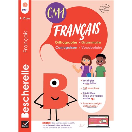 Bescherelle - Mon cahier d'entraînement en Français CM1 - 9 ans