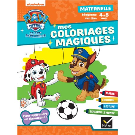 Mon coloriage magique Pat'Patrouille MS - 4 ans